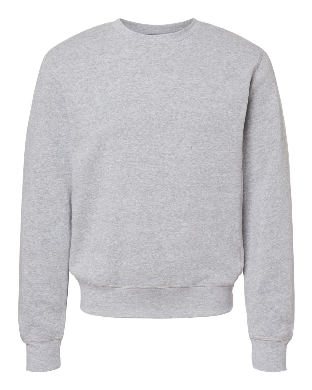 J. America Unisex Triblend Fleece Crewneck Sweatshirt. 8870 - Grey Triblend