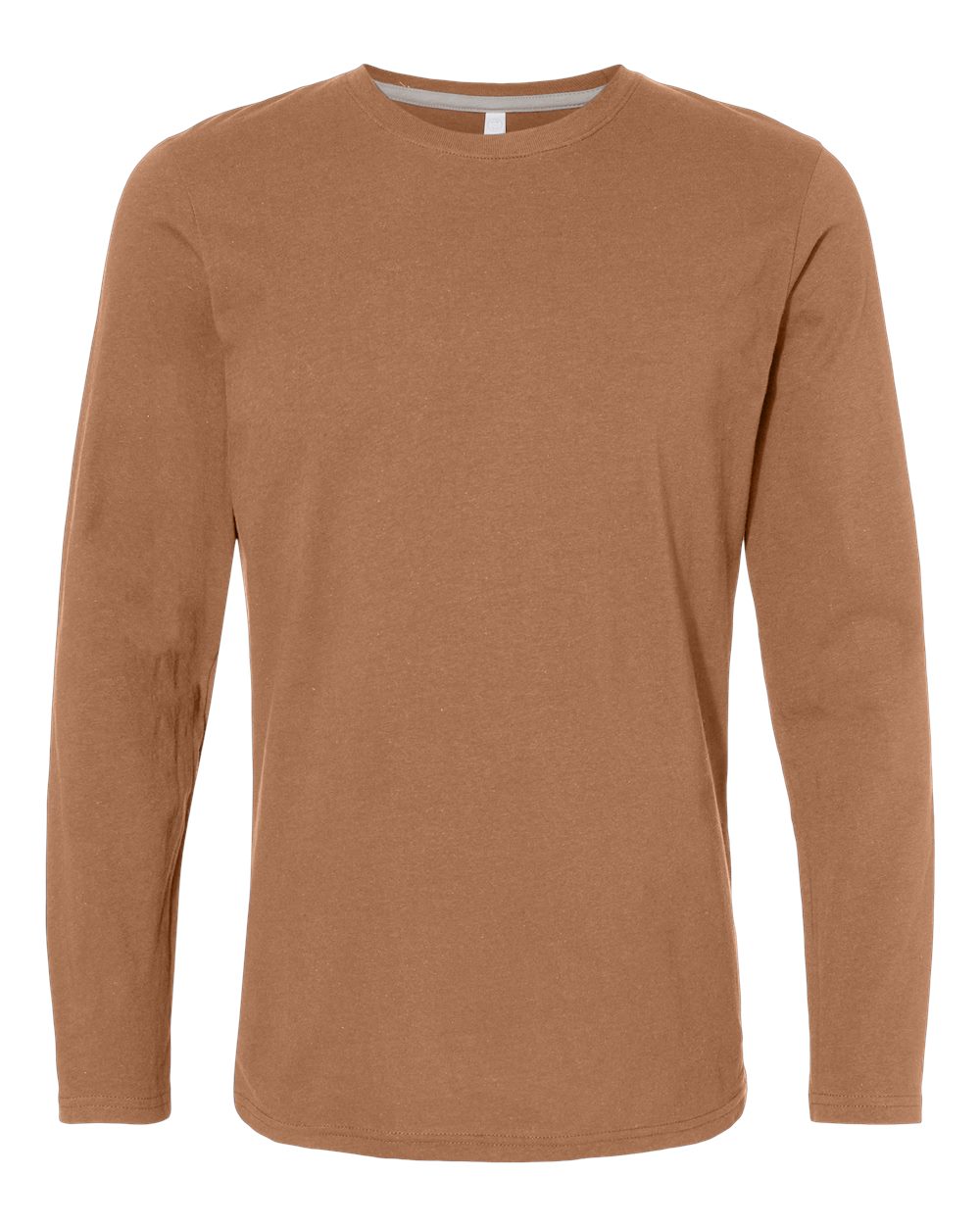 LAT Unisex Fine Jersey Long Sleeve Tee. 6918 - Coyote Brown