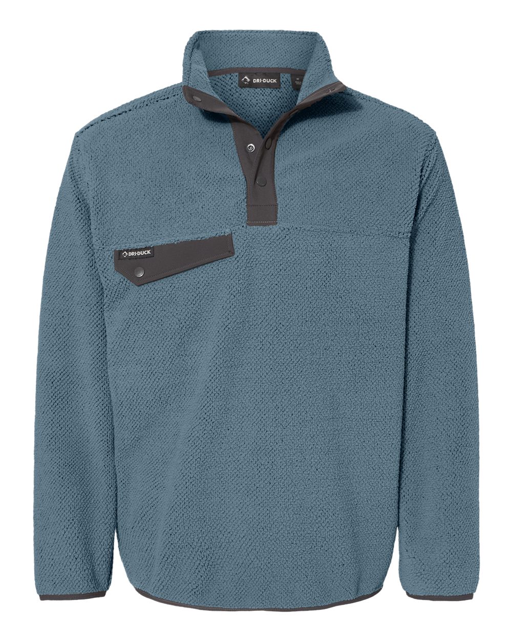 DRI DUCK Men's Brooks Sherpa Mountain Fleece. 7355 - Slate Blue