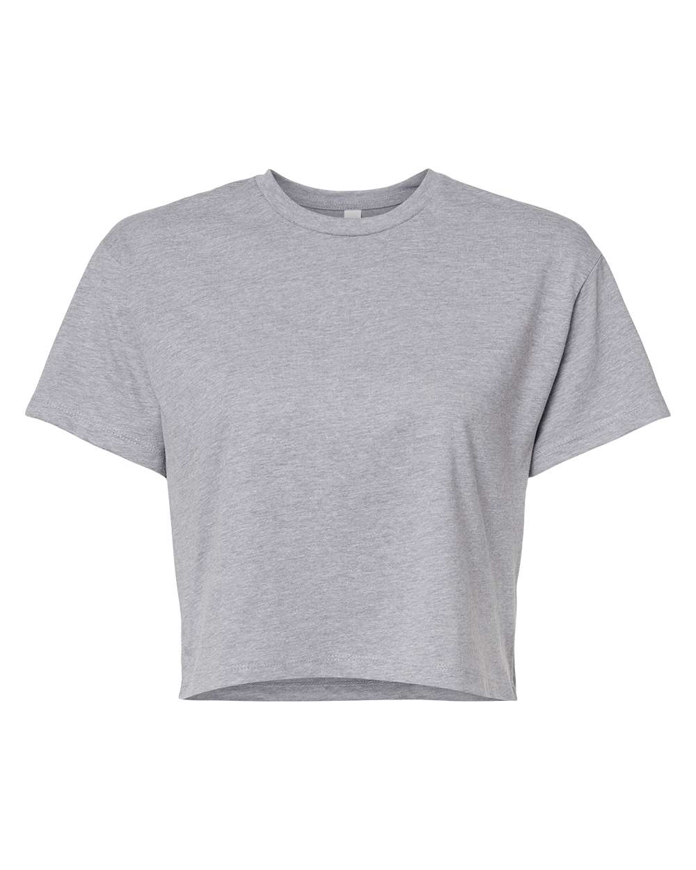 Next Level Women's Ideal Crop Top. 1580 - Heather Grey