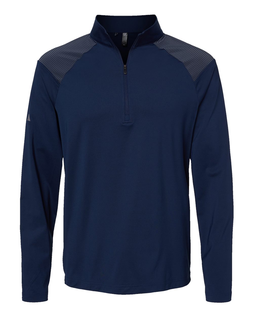 Adidas Men's Ultimate365 Lightweight Shoulder Stripe Quarter-Zip Pullover. A520 - Team Navy Blue