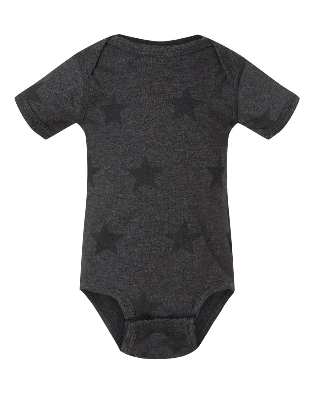Code Five Infant Star Print Bodysuit. 4329 - Smoke Star