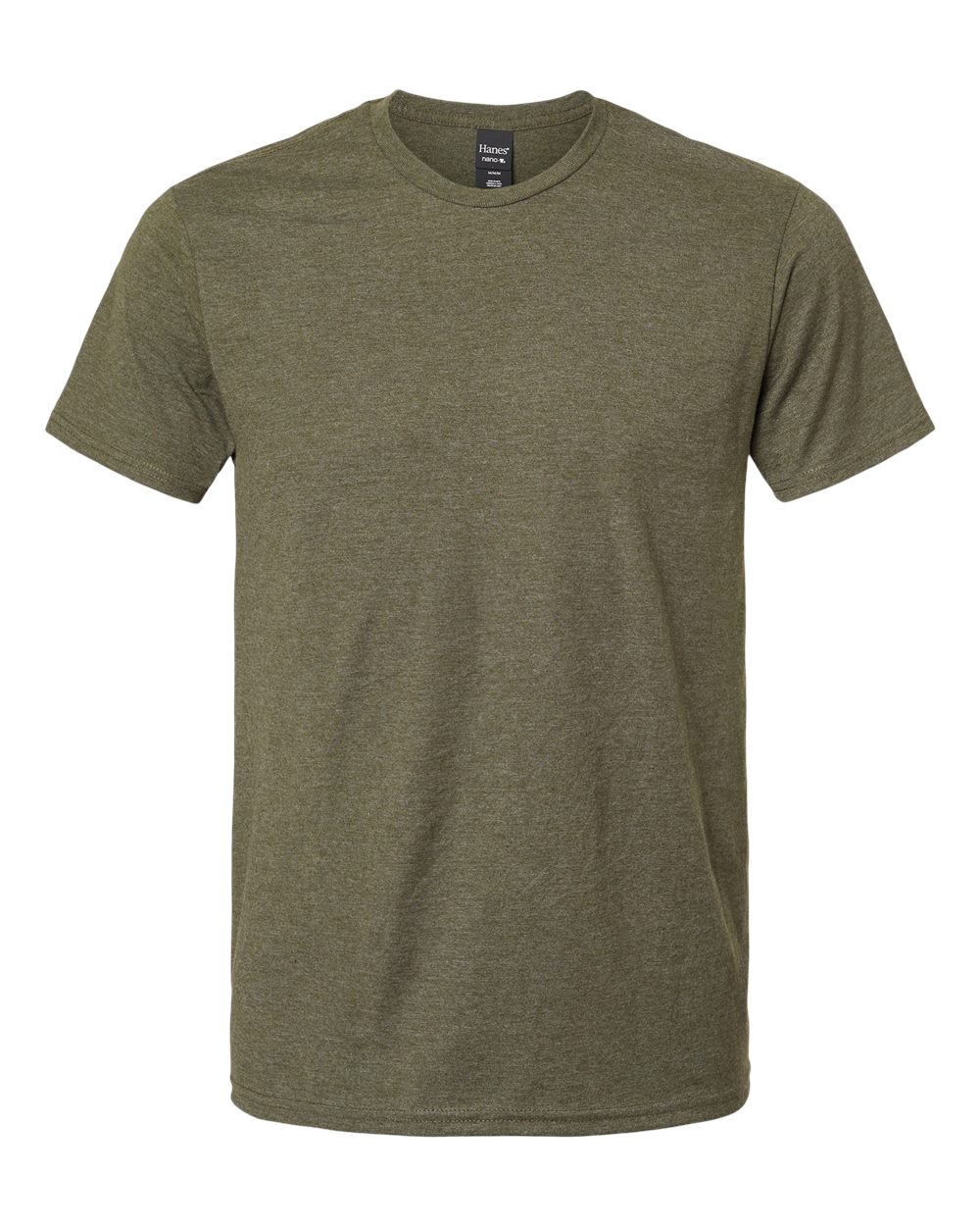 Hanes Unisex Perfect-T T-Shirt. 4980 - Military Green Heather