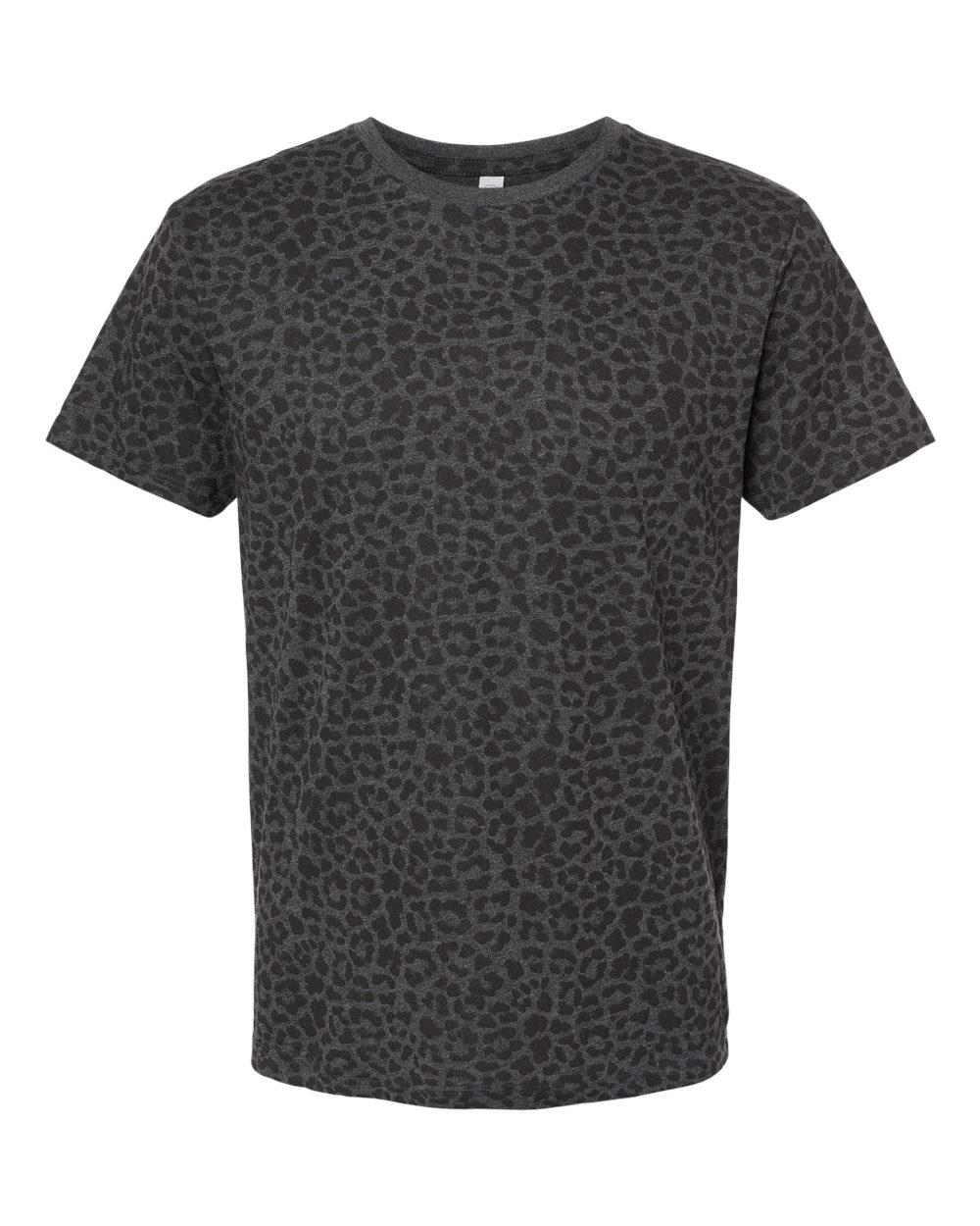 LAT Unisex Fine Jersey Tee. 6901 - Black Leopard