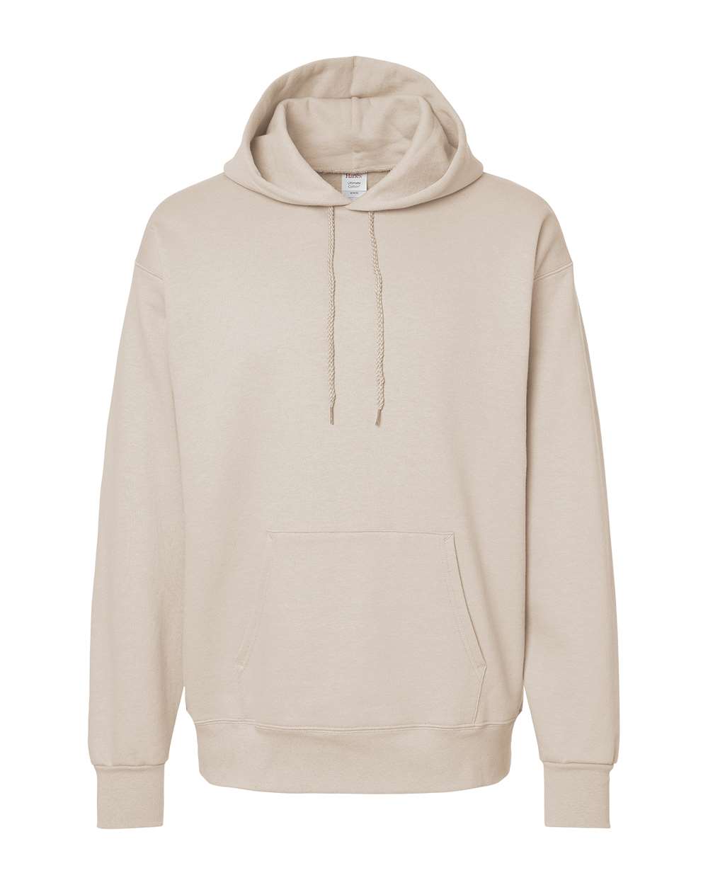 Hanes Unisex Ultimate Cotton® Hooded Sweatshirt. F170 - Sand