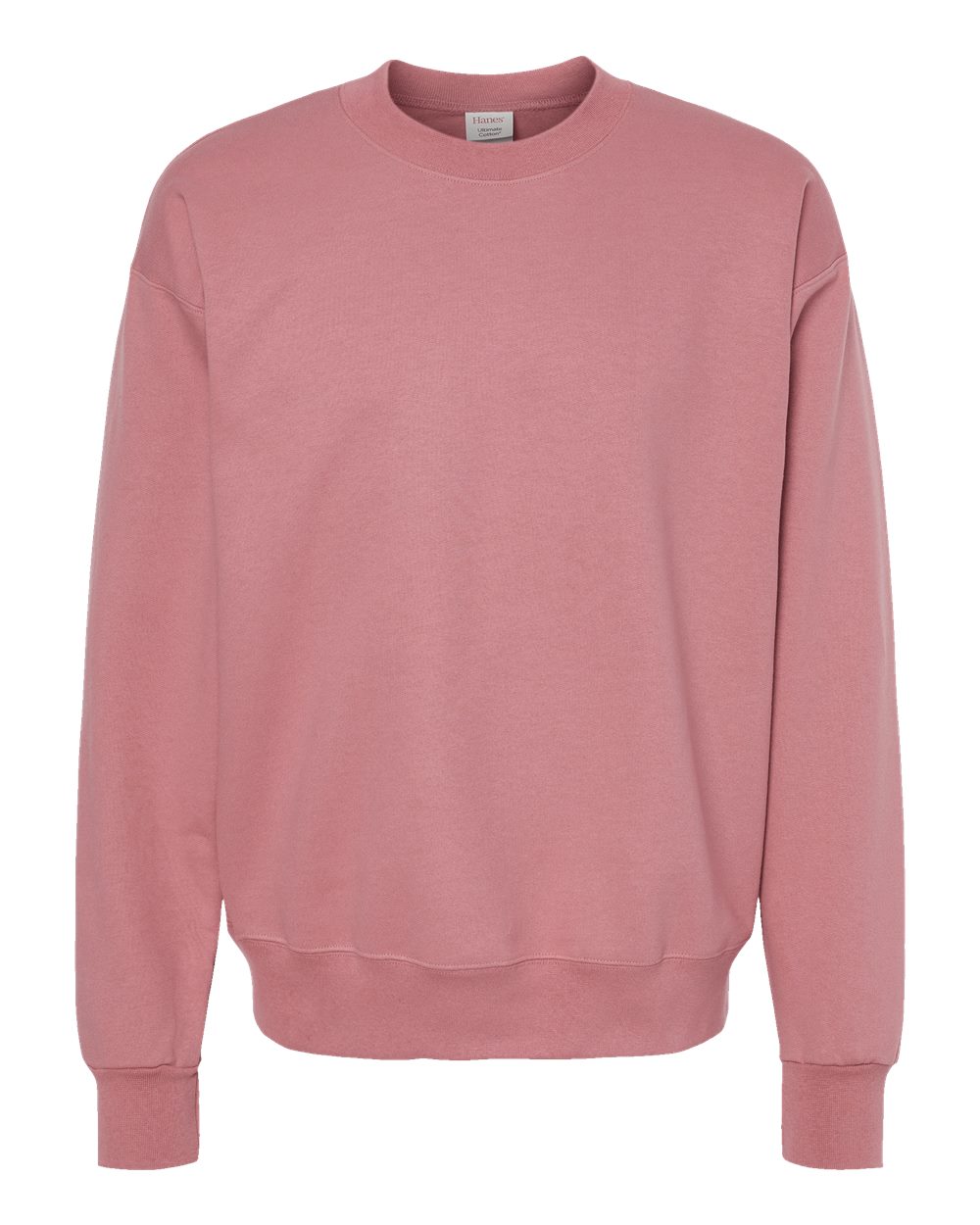 Hanes Unisex Ultimate Cotton® Crewneck Sweatshirt. F260 - Mauve