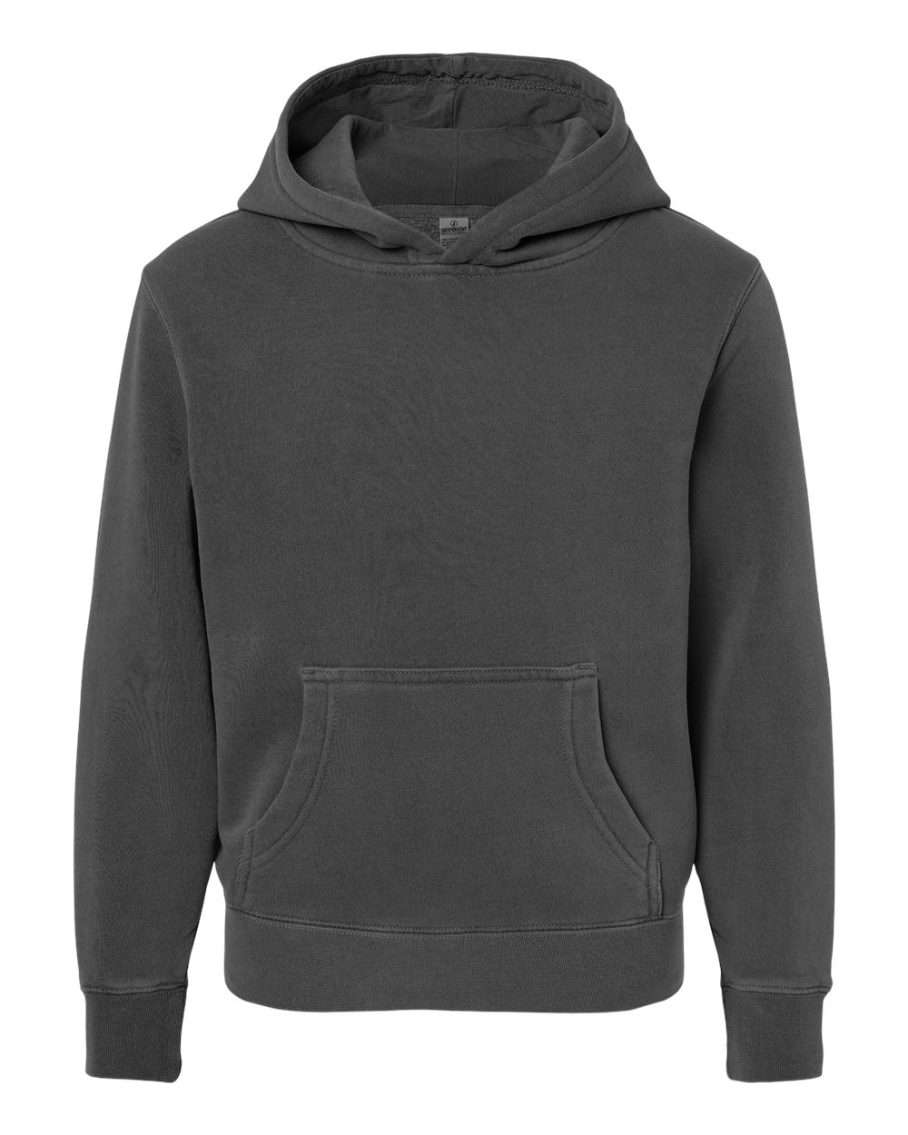 Independent Trading Co. Youth Midweight Pigment-Dyed Hooded Sweatshirt. PRM1500Y - Pigment Black