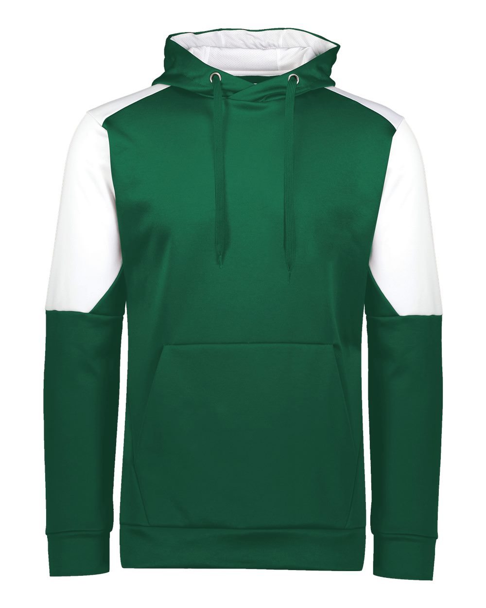 Holloway Unisex Blue Chip Hooded Sweatshirt. 222540 - Dark Green/ White