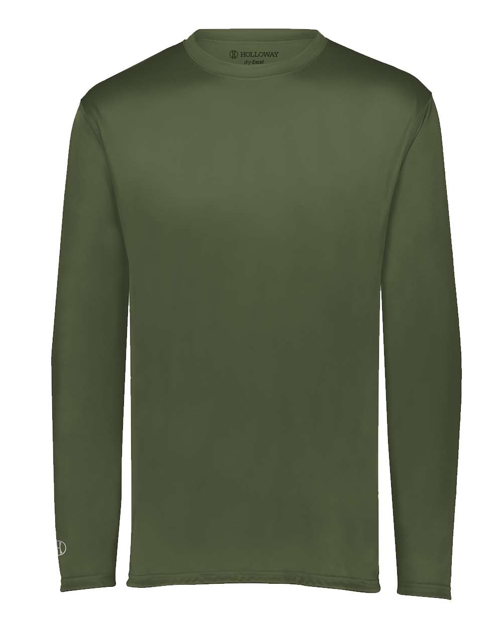 Holloway Men's Momentum Long Sleeve T-Shirt. 222822 - Olive