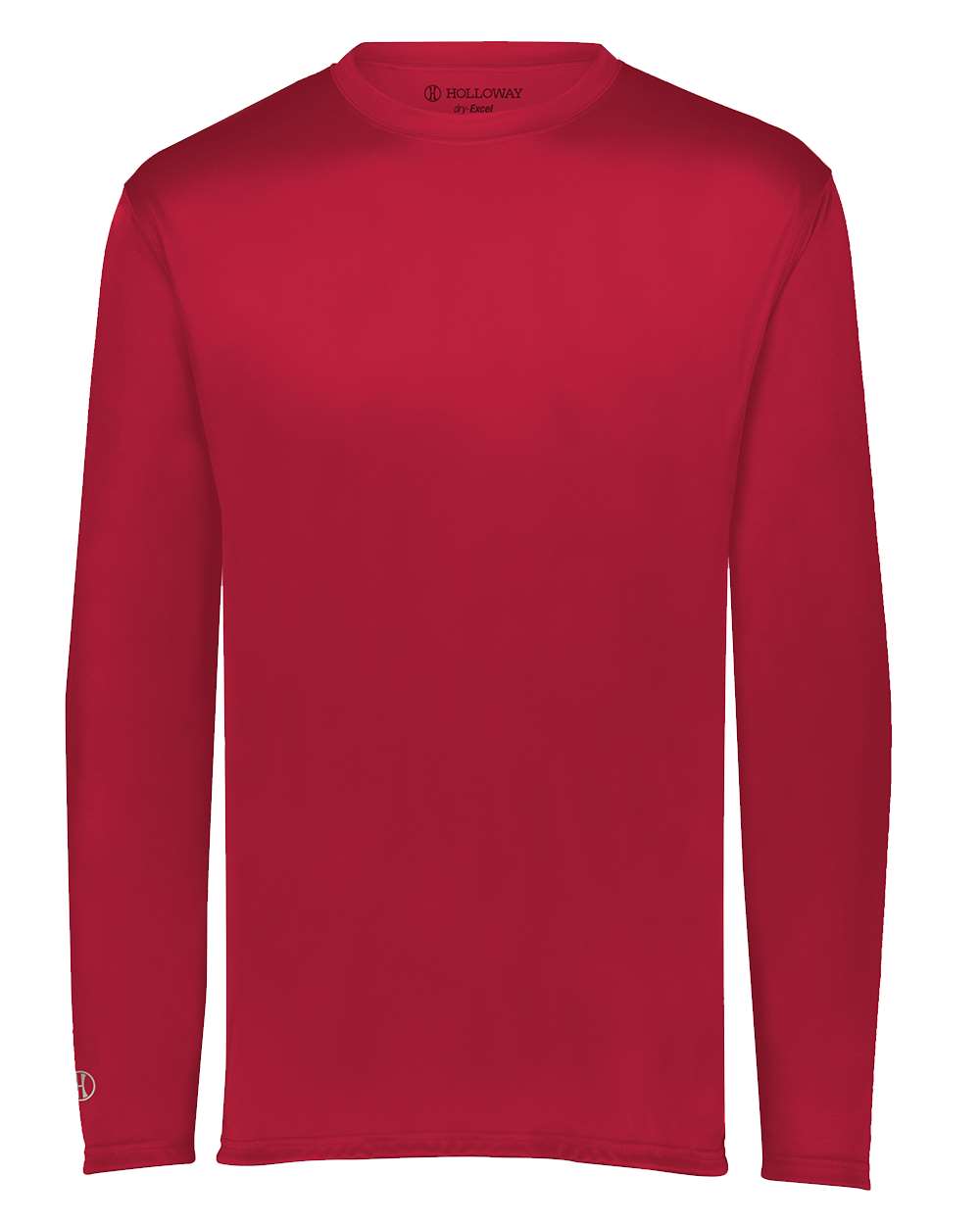 Holloway Youth Momentum Long Sleeve T-Shirt. 222823 - Scarlet