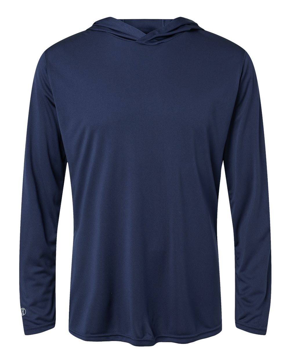 Holloway Men's Momentum Hooded Long Sleeve T-Shirt. 222830 - Navy