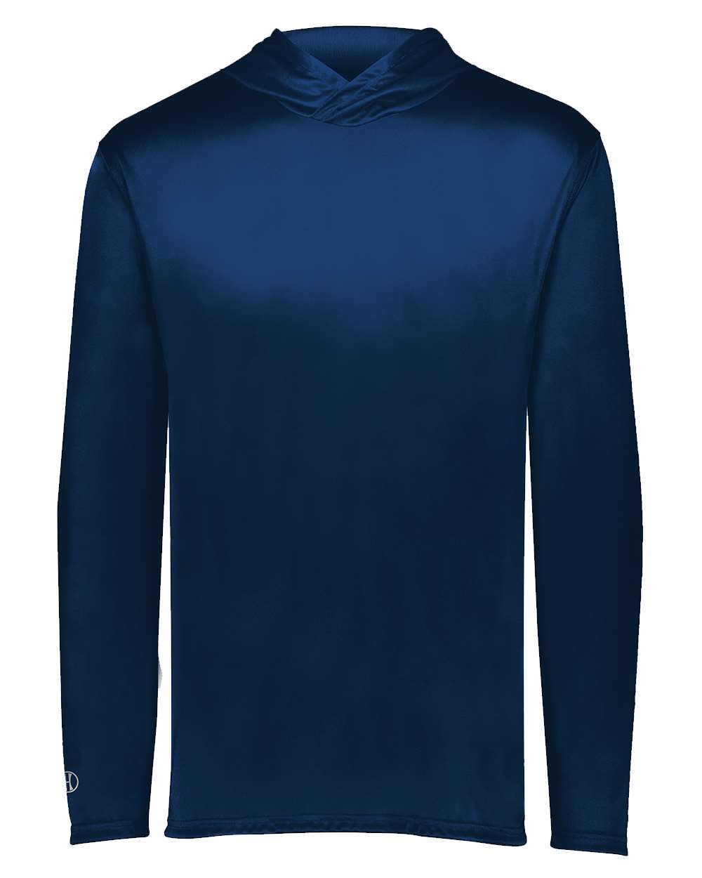 Holloway Youth Momentum Hooded Long Sleeve T-Shirt. 222831 - Navy