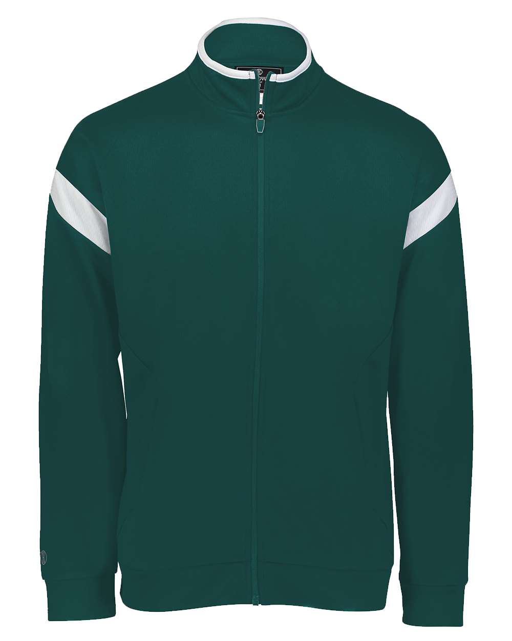 Holloway Men's Limitless Full-Zip Jacket. 229579 - Dark Green/ White/ Dark Green