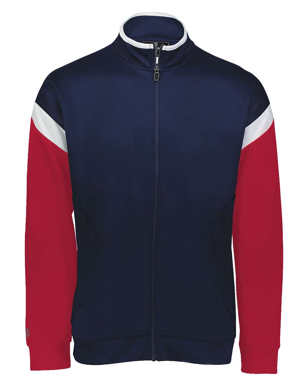 Holloway Men's Limitless Full-Zip Jacket. 229579 - Navy/ White/ Scarlet