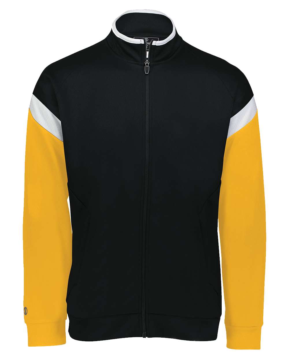 Holloway Youth Limitless Full-Zip Jacket. 229679 - Black/ White/ Gold