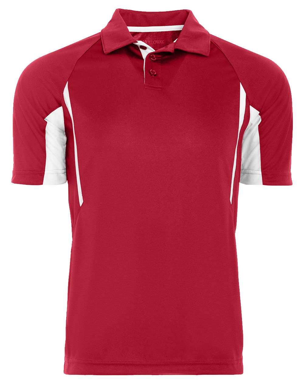 Holloway Men's Two-Tone Avenger Polo. 222530 - Scarlet/ White