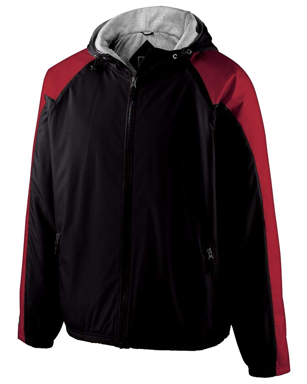 Holloway Men's Homefield Hooded Jacket. 229111 - Black/ Scarlet
