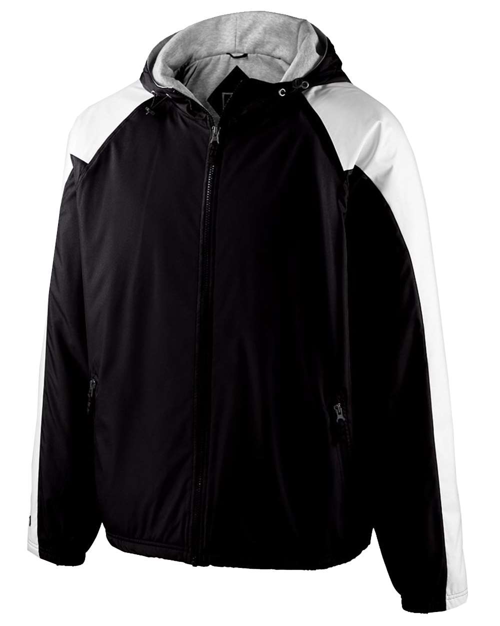 Holloway Men's Homefield Hooded Jacket. 229111 - Black/ White