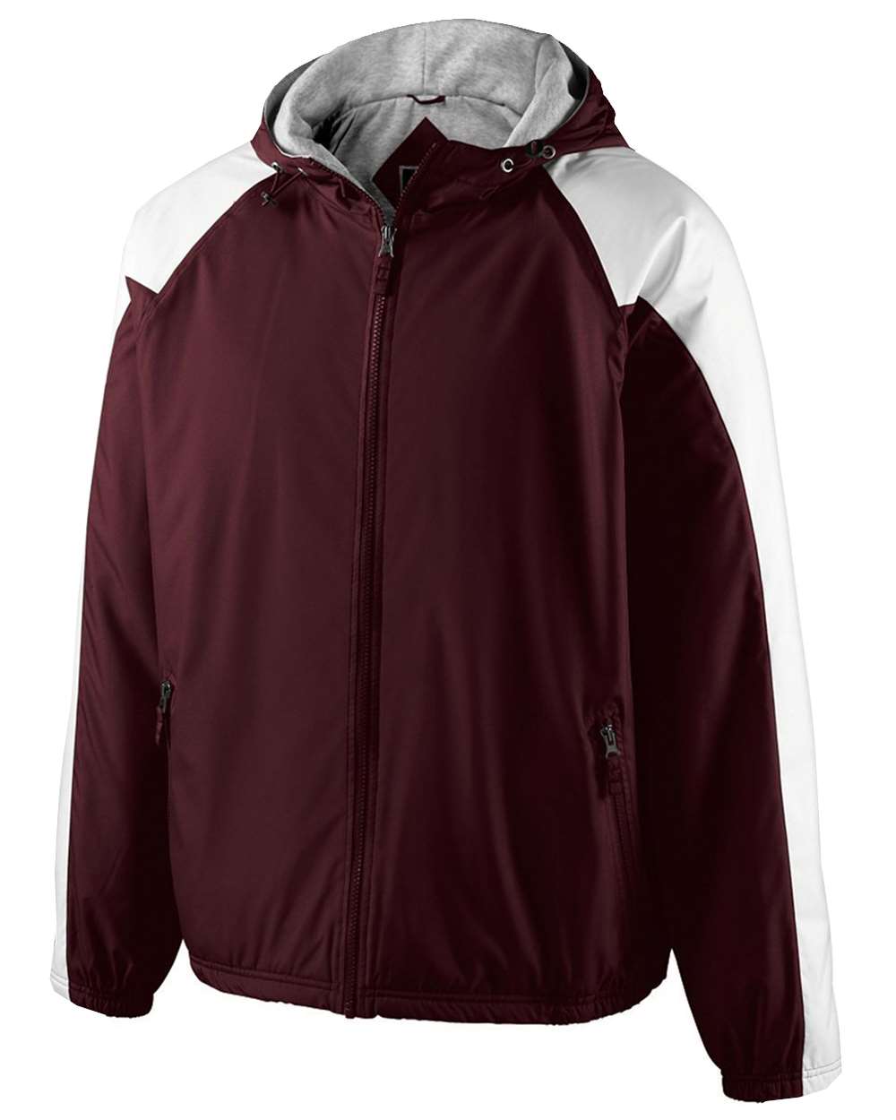 Holloway Men's Homefield Hooded Jacket. 229111 - Maroon/ White
