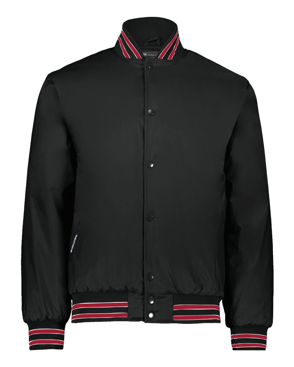 Holloway Men's Heritage Jacket. 229140 - Black/ Scarlet/ White