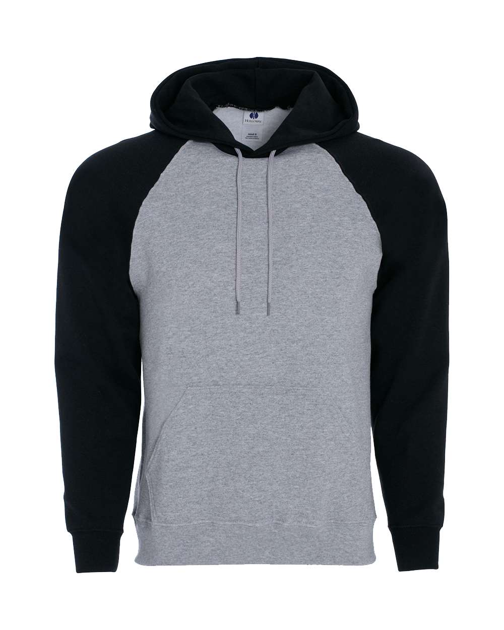Holloway Men's Athletic Fleece Banner Hooded Sweatshirt. 229179 - Athletic Heather/ Black