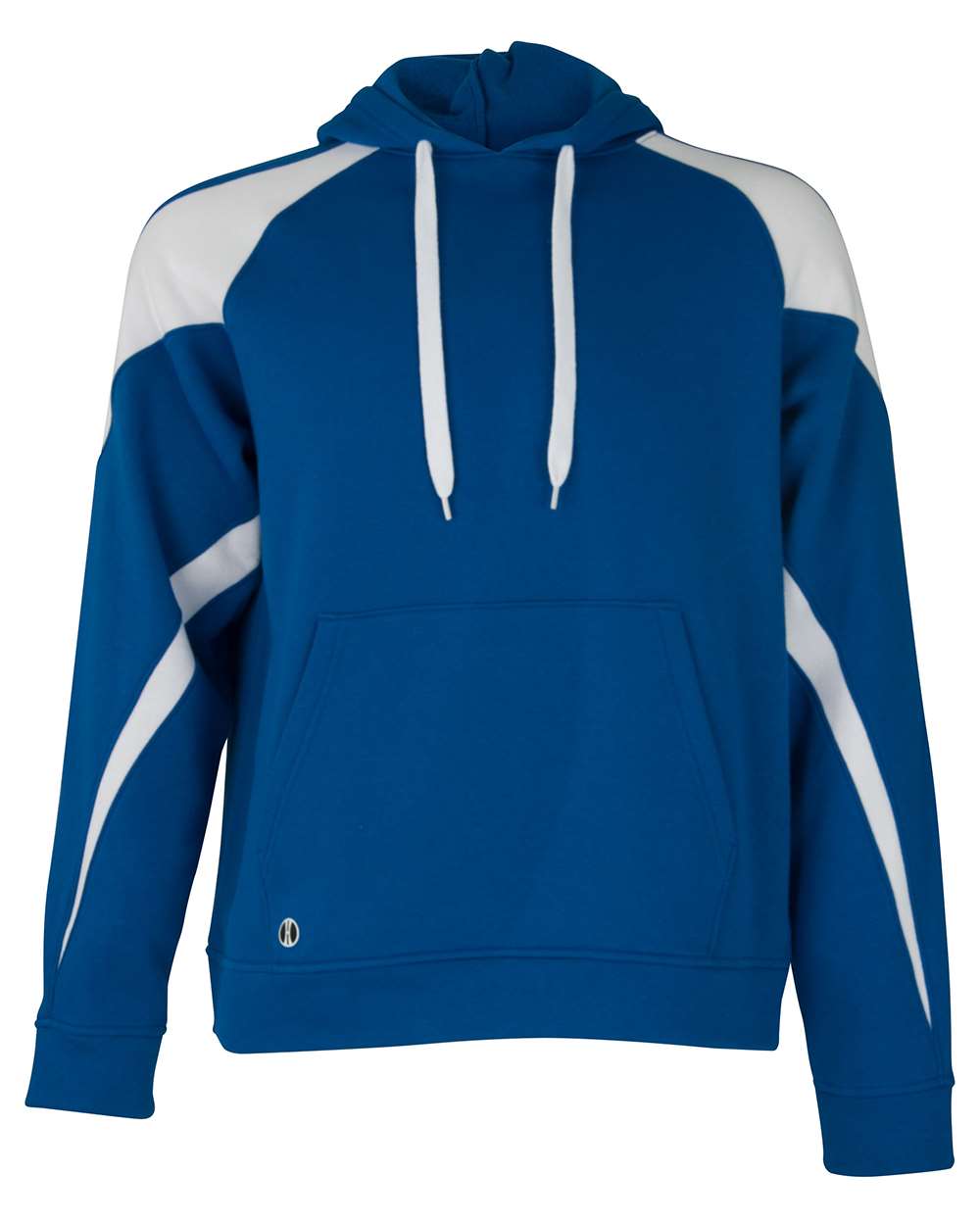 Holloway Unisex Athletic Fleece Prospect Hooded Sweatshirt. 229546 - Royal/ White