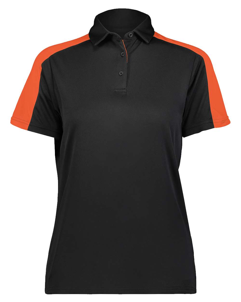 Augusta Sportswear Women's Two-Tone Vital Polo. 5029 - Black/ Orange