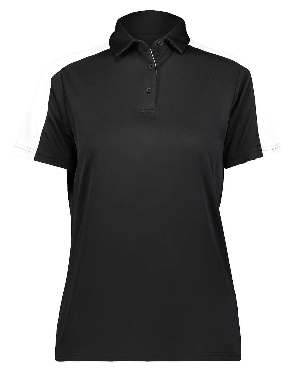 Augusta Sportswear Women's Two-Tone Vital Polo. 5029 - Black/ White