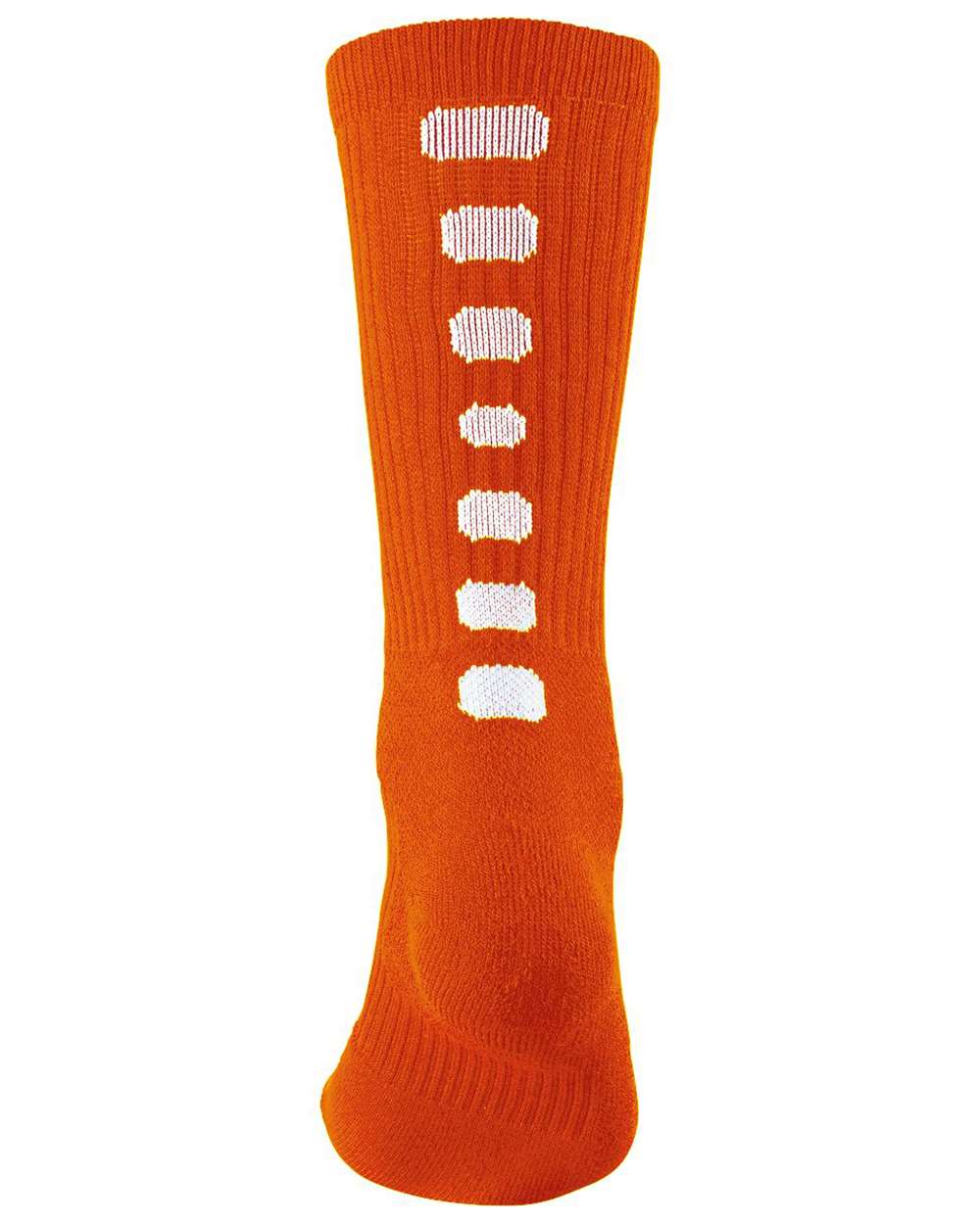 Augusta Sportswear Colorblocked Crew Socks. 6091 - Orange/ White