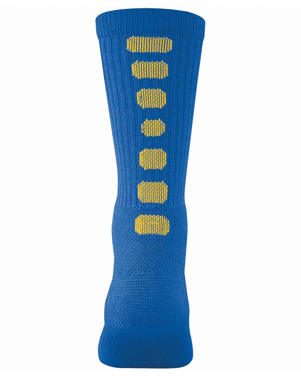 Augusta Sportswear Colorblocked Crew Socks. 6091 - Royal/ Gold