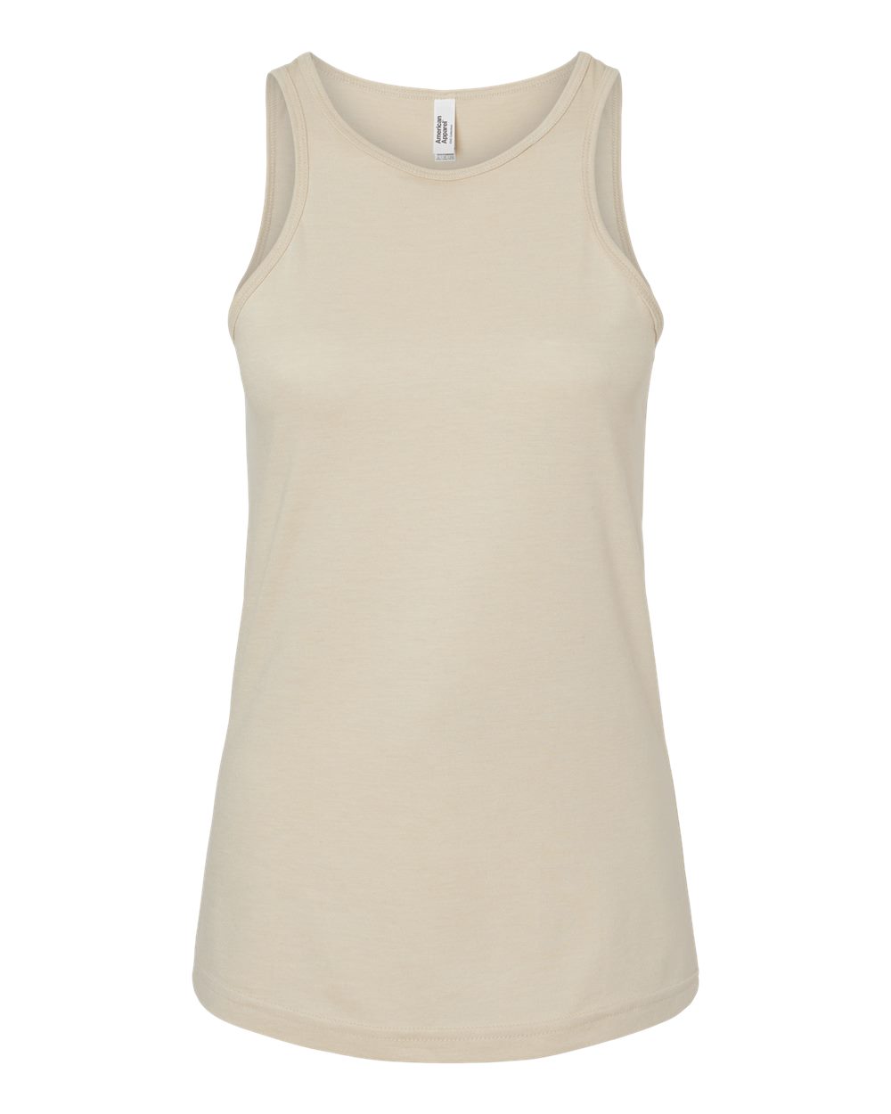 American Apparel Women's CVC Racerback Tank. 101CVC - Heather Bone