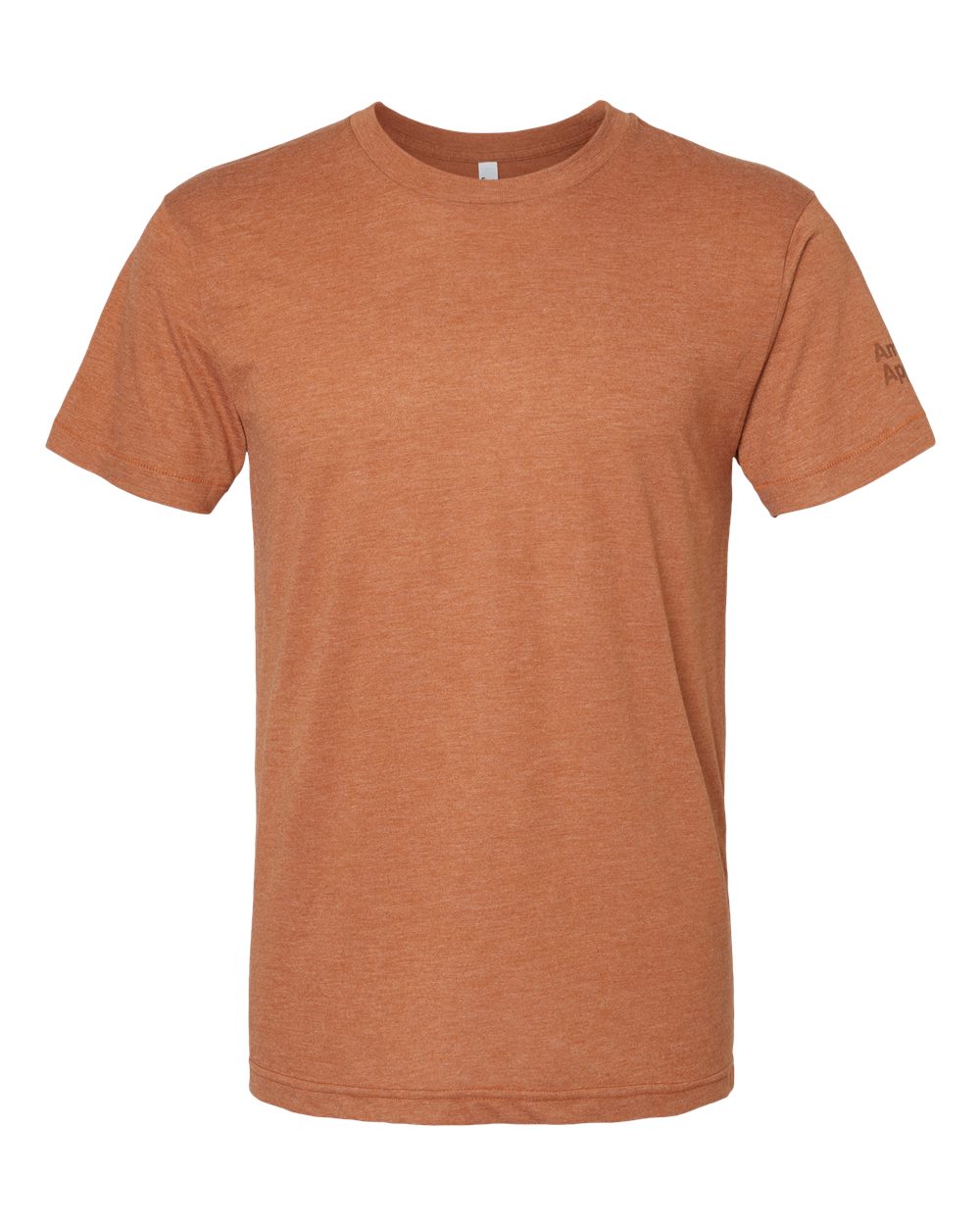 American Apparel Unisex Triblend Track Tee. TR401 - Tri-Rust