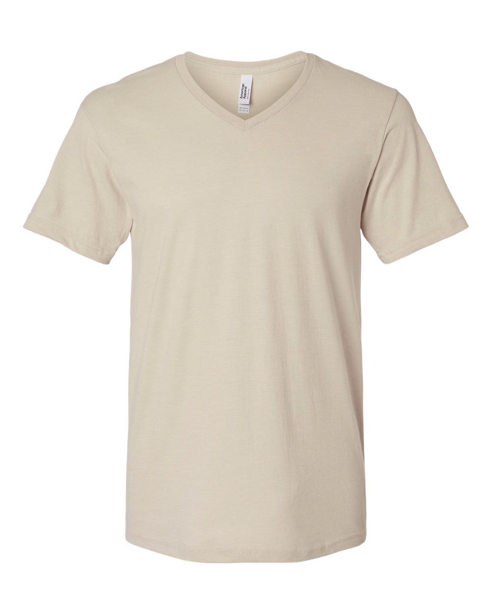 American Apparel Unisex CVC V-Neck Tee. 2006CVC - Heather Bone
