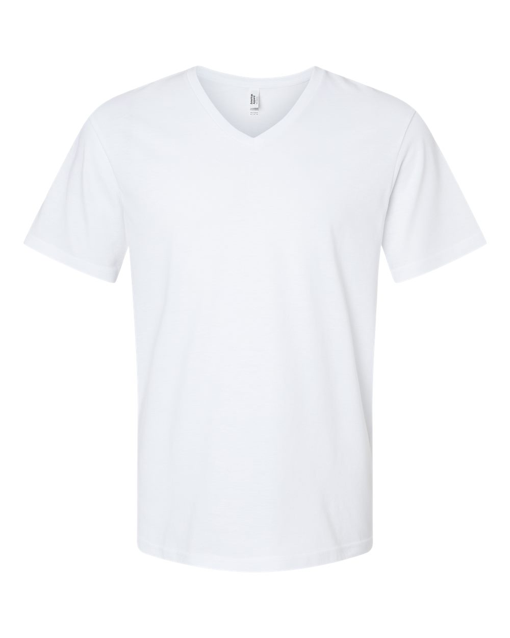 American Apparel Unisex CVC V-Neck Tee. 2006CVC - White