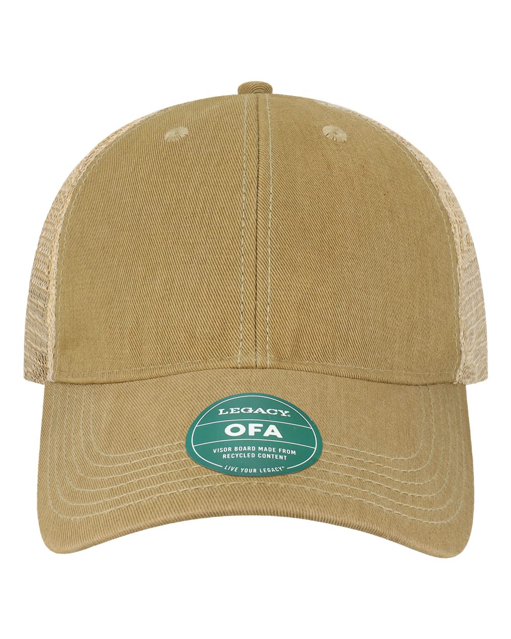 LEGACY Old Favorite Trucker Cap. OFA - Khaki/ Khaki