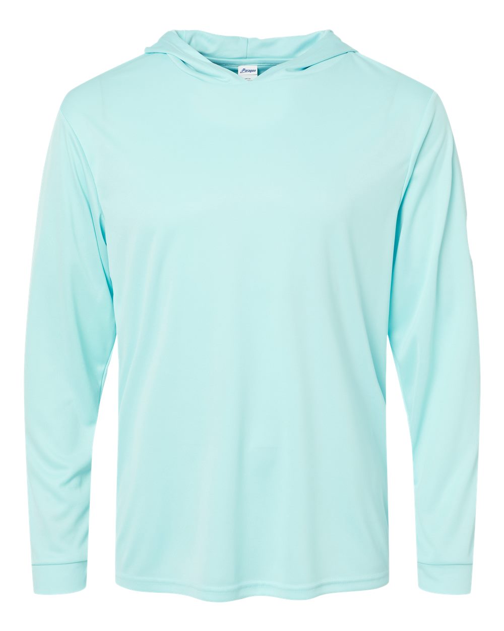 Paragon Unisex Bahama Performance Hooded Long Sleeve T-Shirt. 220 - Aqua Blue