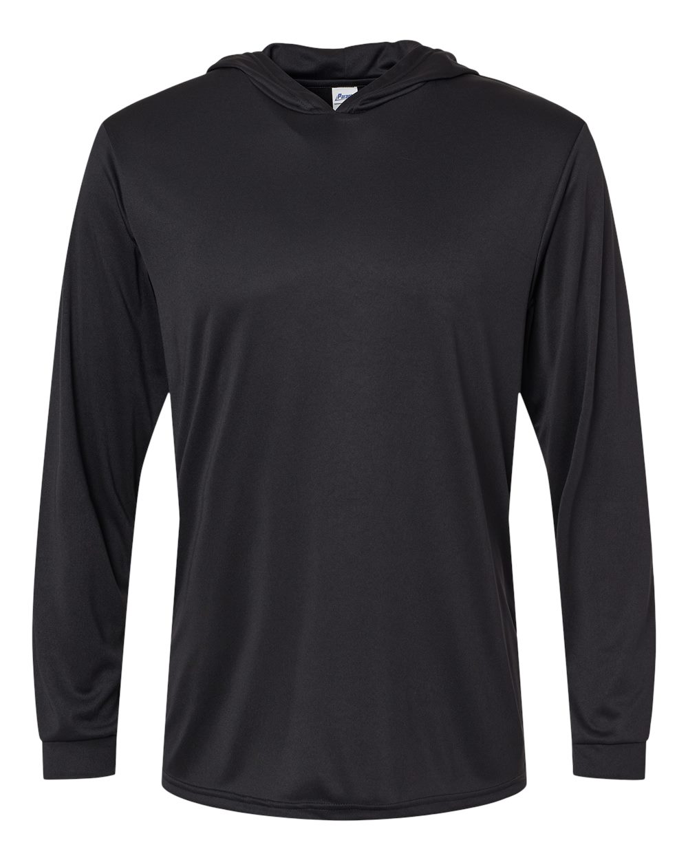 Paragon Unisex Bahama Performance Hooded Long Sleeve T-Shirt. 220 - Black