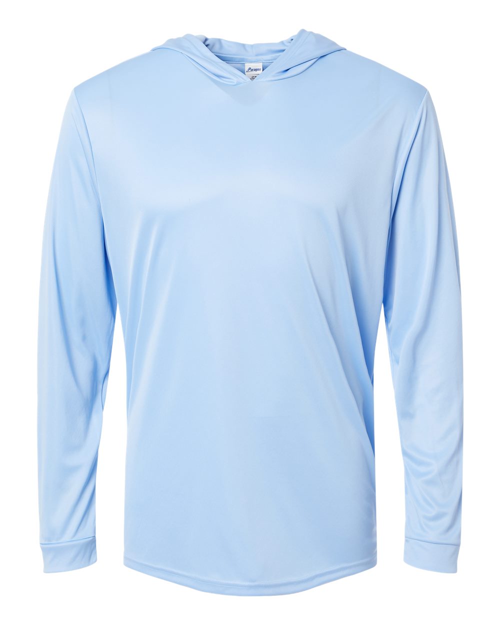 Paragon Unisex Bahama Performance Hooded Long Sleeve T-Shirt. 220 - Blue Mist
