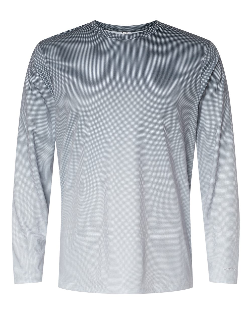 Paragon Unisex Barbados Performance Pin Dot Long Sleeve T-Shirt. 225 - Black/ Light Charcoal