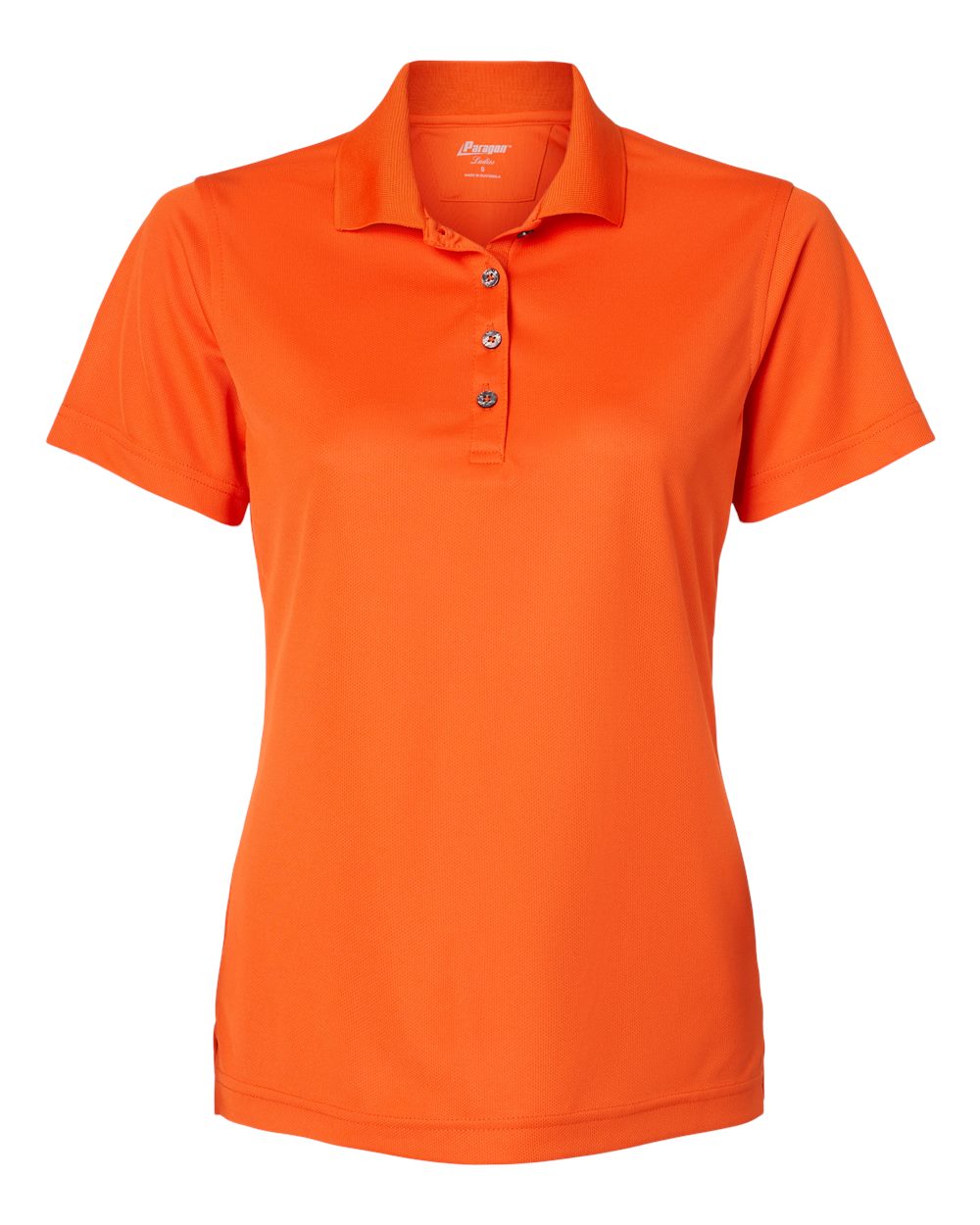 Paragon Women's Saratoga Performance Mini Mesh Polo. 104 - Orange