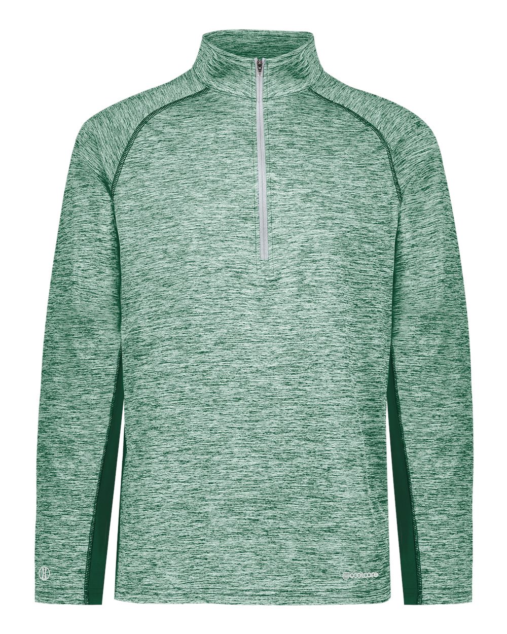 Holloway Men's Electrify CoolCore® Quarter-Zip Pullover. 222574 - Dark Green Heather