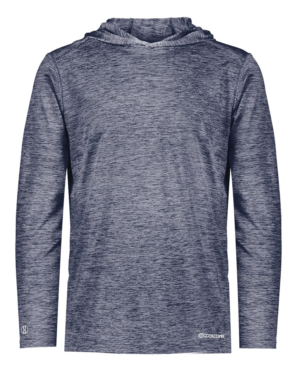 Holloway Men's Electrify CoolCore® Hooded Sweatshirt. 222589 - Navy Heather
