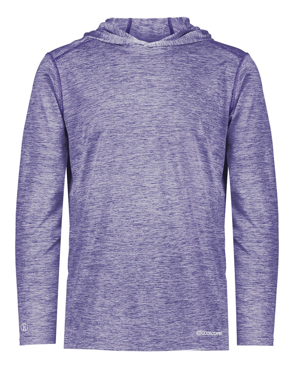 Holloway Men's Electrify CoolCore® Hooded Sweatshirt. 222589 - Purple Heather