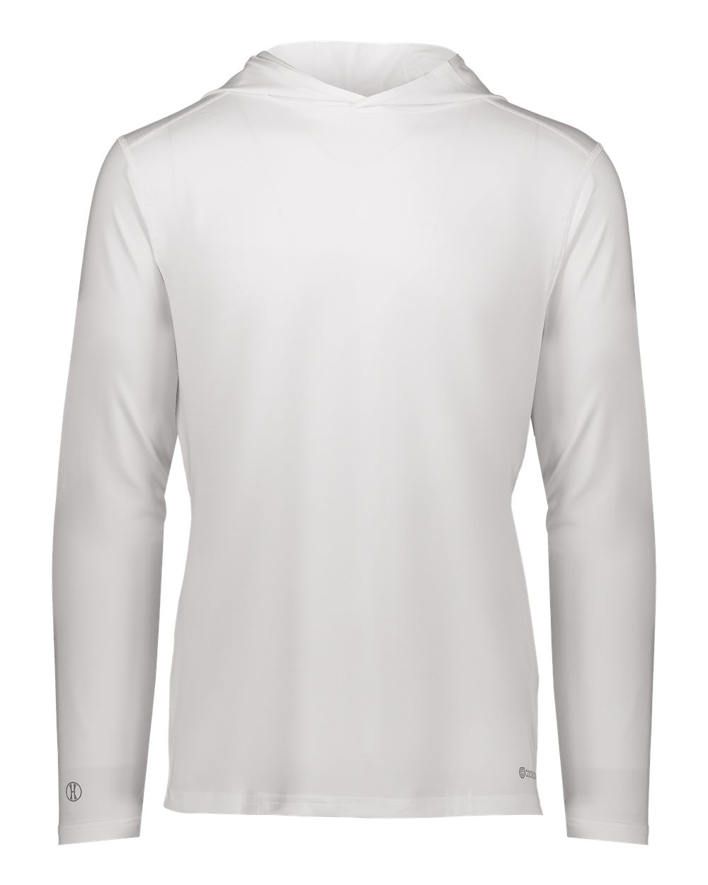 Holloway Men's Electrify CoolCore® Hooded Sweatshirt. 222589 - White
