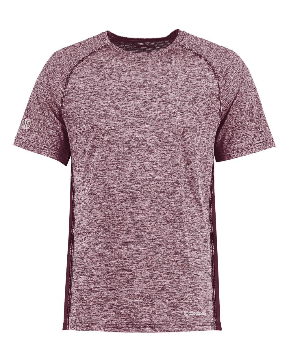 Holloway Youth Electrify CoolCore® T-Shirt. 222671 - Maroon Heather