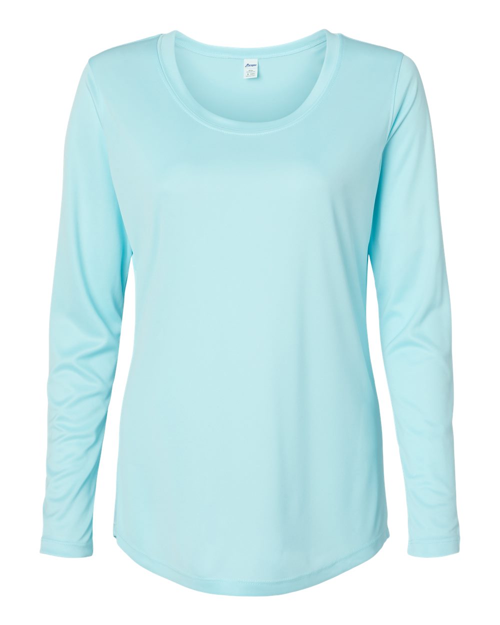 Paragon Women's Long Islander Performance Long Sleeve T-Shirt. 214 - Aqua Blue