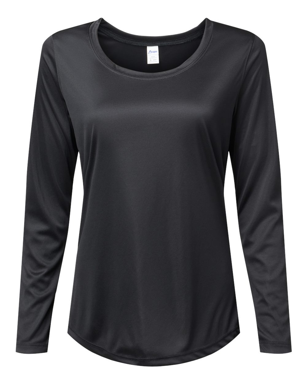 Paragon Women's Long Islander Performance Long Sleeve T-Shirt. 214 - Black