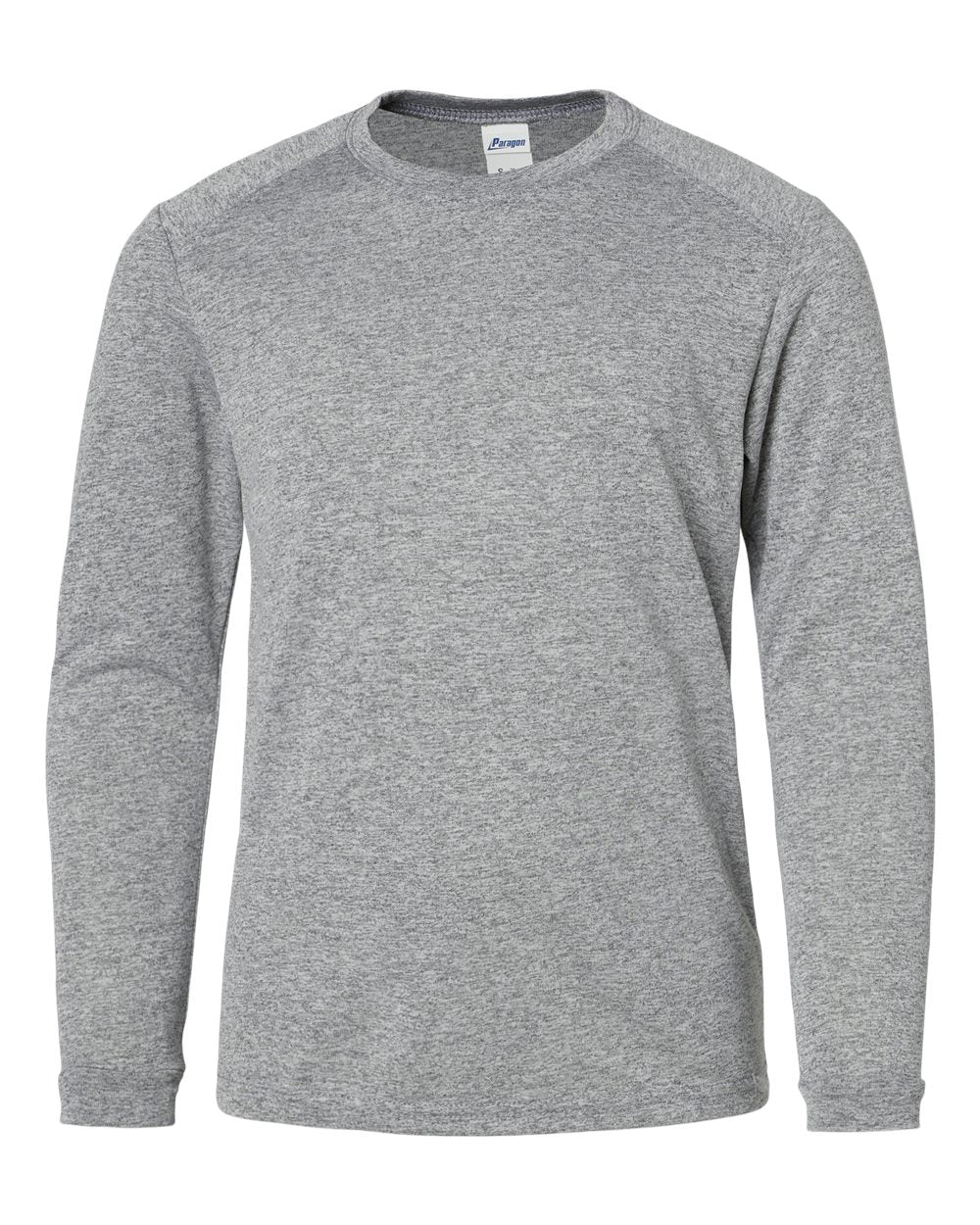 Paragon Youth Long Islander Performance Long Sleeve T-Shirt. 218Y - Heather Grey