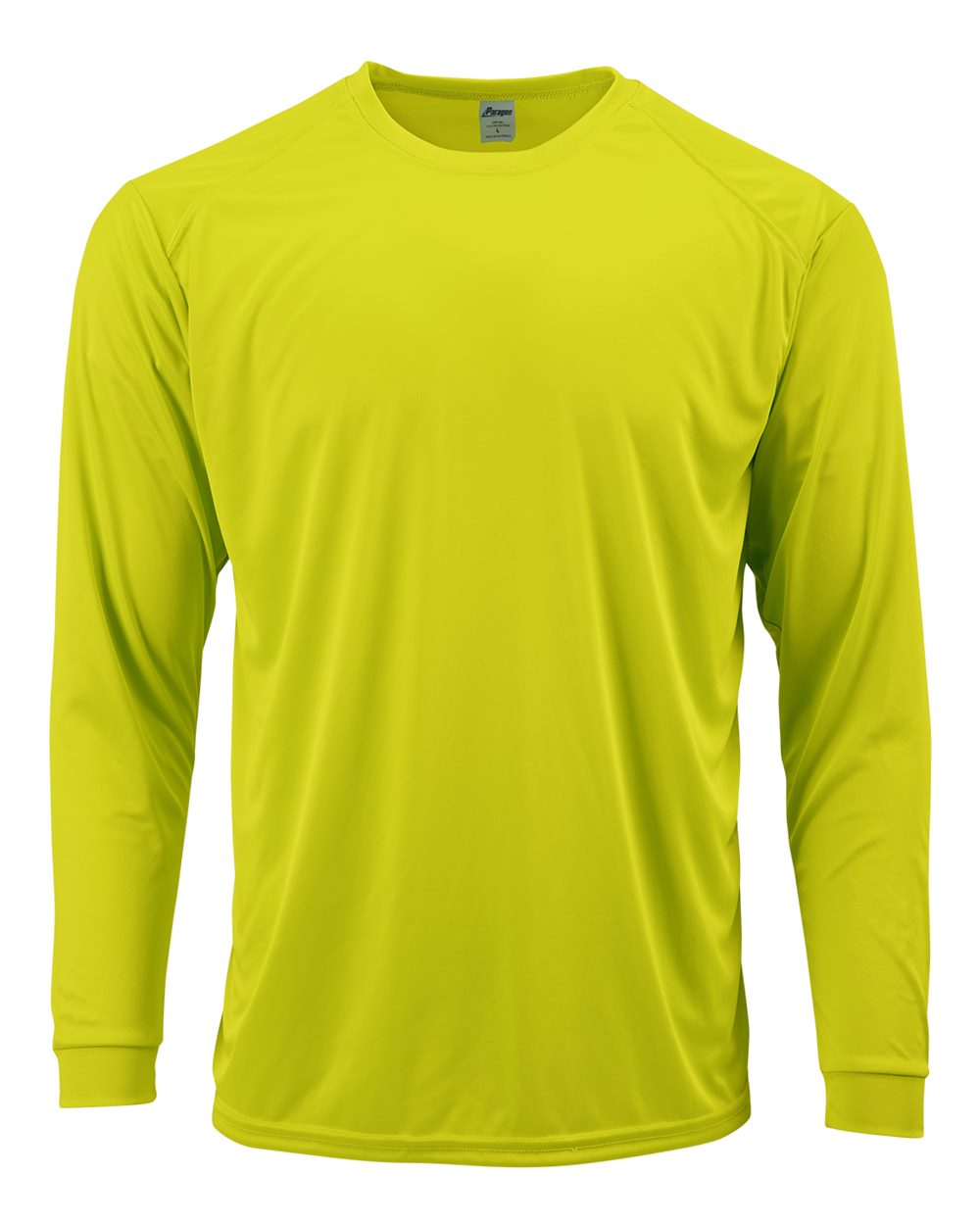 Paragon Youth Long Islander Performance Long Sleeve T-Shirt. 218Y - Safety Green