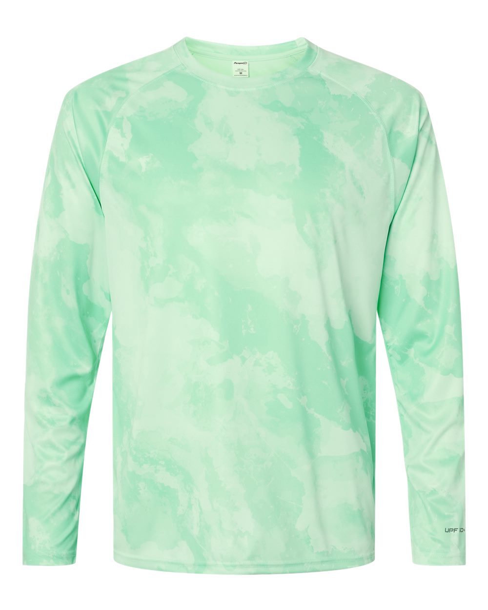 Paragon Unisex Cabo Camo Performance Long Sleeve T-Shirt. 228 - Mint Green